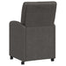 Scaune de dining cu roți cu roți 2 pcs Negru 57 x 67 x 95 cm - WALTI WALTI