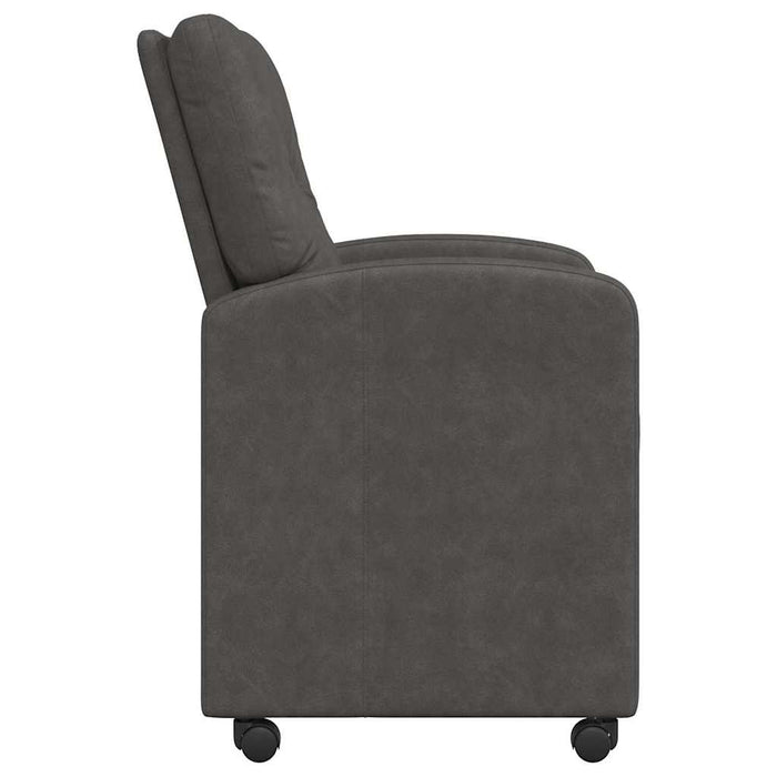 Scaune de dining cu roți cu roți 2 pcs Negru 57 x 67 x 95 cm - WALTI WALTI