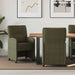 Scaune de dining cu roți 2 pcs Verde militar 57 x 67 x 95 cm - WALTI WALTI