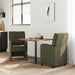 Scaune de dining cu roți 2 pcs Verde militar 57 x 67 x 95 cm - WALTI WALTI