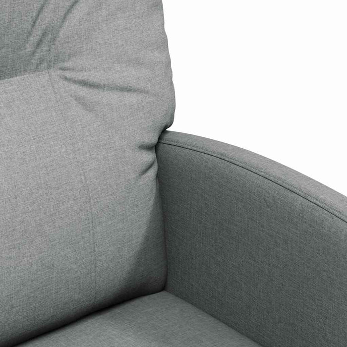 Scaune de dining cu roți 2 pcs Gri deschis 57 x 67 x 95 cm - WALTI WALTI