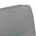 Scaune de dining cu roți 2 pcs Gri deschis 57 x 67 x 95 cm - WALTI WALTI
