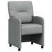 Scaune de dining cu roți 2 pcs Gri deschis 57 x 67 x 95 cm - WALTI WALTI