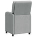 Scaune de dining cu roți 2 pcs Gri deschis 57 x 67 x 95 cm - WALTI WALTI