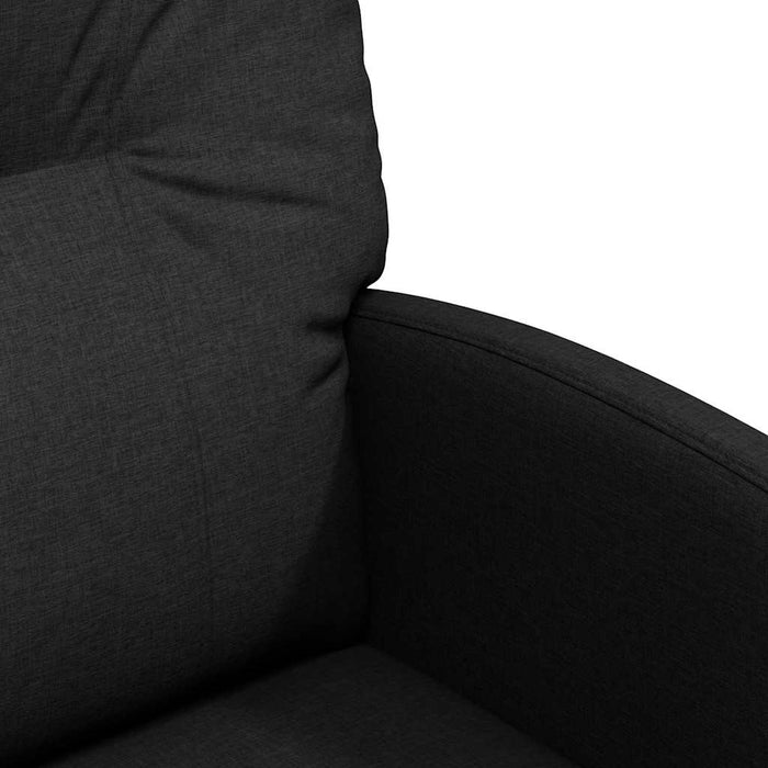 Scaune de dining cu roți 2 pcs Negru 57 x 67 x 95 cm țesătură - WALTI WALTI