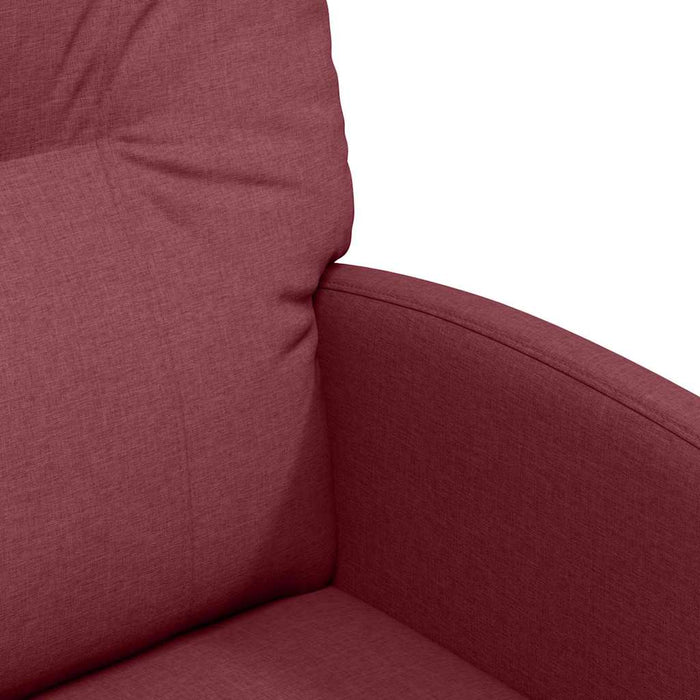 Scaune de dining cu roți 2 pcs bordo 57 x 67 x 95 cm țesătură - WALTI WALTI