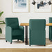 Scaune de dining cu roți 2 pcs Verde închis 57 x 67 x 95 cm - WALTI WALTI
