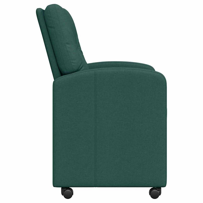 Scaune de dining cu roți 2 pcs Verde închis 57 x 67 x 95 cm - WALTI WALTI