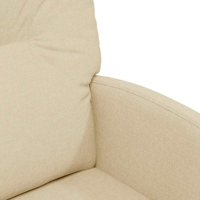 Scaune de dining cu roți 2 pcs Crem 57 x 67 x 95 cm țesătură - WALTI WALTI