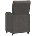 Scaune de dining cu roți cu roți 2 pcs Negru 58 x 67 x 97 cm - WALTI WALTI