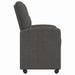 Scaune de dining cu roți cu roți 2 pcs Negru 58 x 67 x 97 cm - WALTI WALTI