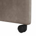 Scaune de dining cu roți cu roți 2 pcs Gri 58 x 67 x 97 cm - WALTI WALTI