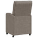 Scaune de dining cu roți cu roți 2 pcs Gri 58 x 67 x 97 cm - WALTI WALTI