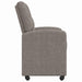 Scaune de dining cu roți cu roți 2 pcs Gri 58 x 67 x 97 cm - WALTI WALTI