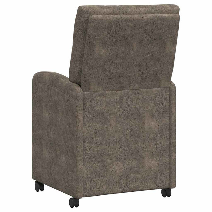 Scaune de dining cu roți 2 pcs Gri închis 58 x 67 x 97 cm - WALTI WALTI