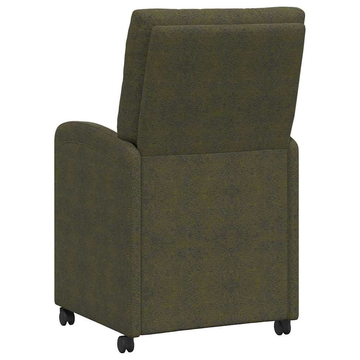 Scaune de dining cu roți 2 pcs Verde militar 58 x 67 x 97 cm - WALTI WALTI
