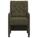 Scaune de dining cu roți 2 pcs Verde militar 58 x 67 x 97 cm - WALTI WALTI