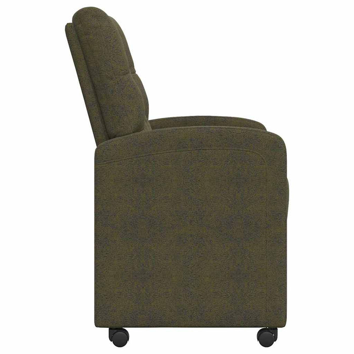 Scaune de dining cu roți 2 pcs Verde militar 58 x 67 x 97 cm - WALTI WALTI