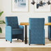 Scaune de dining cu roți 2 pcs albastru 58 x 67 x 97 cm Catifea - WALTI WALTI