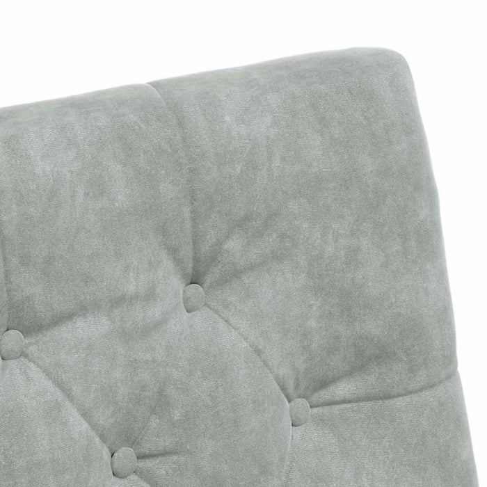 Scaune de dining cu roți 2 pcs Gri deschis 58 x 67 x 97 cm - WALTI WALTI