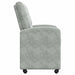 Scaune de dining cu roți 2 pcs Gri deschis 58 x 67 x 97 cm - WALTI WALTI