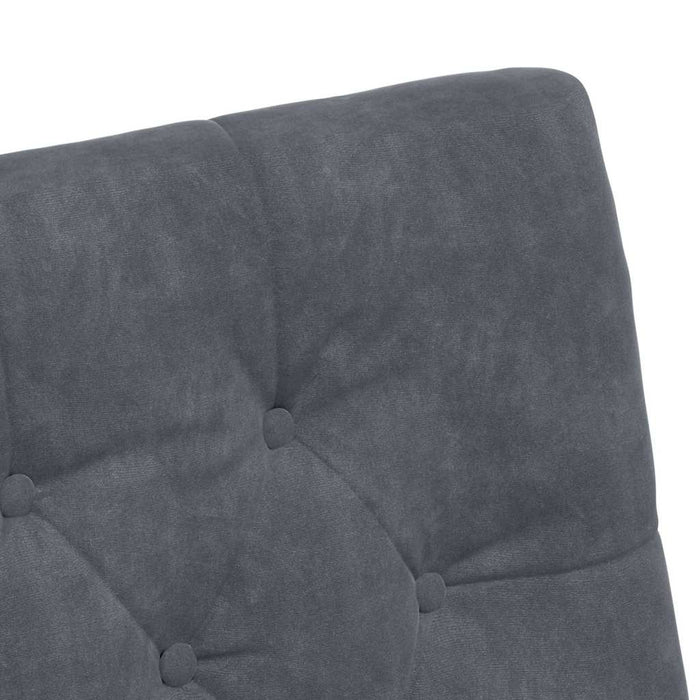Scaune de dining cu roți 2 pcs Gri închis 58 x 67 x 97 cm - WALTI WALTI