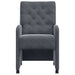 Scaune de dining cu roți 2 pcs Gri închis 58 x 67 x 97 cm - WALTI WALTI