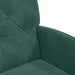 Scaune de dining cu roți 2 pcs Verde închis 58 x 67 x 97 cm - WALTI WALTI