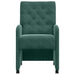 Scaune de dining cu roți 2 pcs Verde închis 58 x 67 x 97 cm - WALTI WALTI