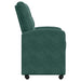 Scaune de dining cu roți 2 pcs Verde închis 58 x 67 x 97 cm - WALTI WALTI