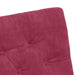 Scaune de dining cu roți 2 pcs bordo 58 x 67 x 97 cm Catifea - WALTI WALTI