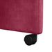 Scaune de dining cu roți 2 pcs bordo 58 x 67 x 97 cm Catifea - WALTI WALTI