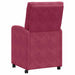 Scaune de dining cu roți 2 pcs bordo 58 x 67 x 97 cm Catifea - WALTI WALTI
