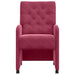 Scaune de dining cu roți 2 pcs bordo 58 x 67 x 97 cm Catifea - WALTI WALTI