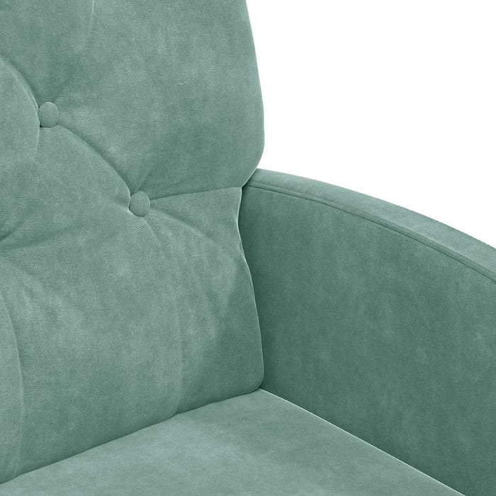 Scaune de dining cu roți 2 pcs verde-albăstriu 58 x 67 x 97 cm - WALTI WALTI