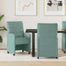 Scaune de dining cu roți 2 pcs verde-albăstriu 58 x 67 x 97 cm - WALTI WALTI