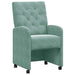 Scaune de dining cu roți 2 pcs verde-albăstriu 58 x 67 x 97 cm - WALTI WALTI