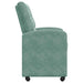Scaune de dining cu roți 2 pcs verde-albăstriu 58 x 67 x 97 cm - WALTI WALTI