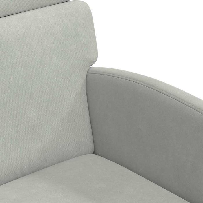 Scaune de dining cu roți 2 pcs Gri deschis 58 x 65 x 98 cm - WALTI WALTI