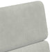 Scaune de dining cu roți 2 pcs Gri deschis 58 x 65 x 98 cm - WALTI WALTI