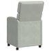 Scaune de dining cu roți 2 pcs Gri deschis 58 x 65 x 98 cm - WALTI WALTI