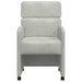 Scaune de dining cu roți 2 pcs Gri deschis 58 x 65 x 98 cm - WALTI WALTI