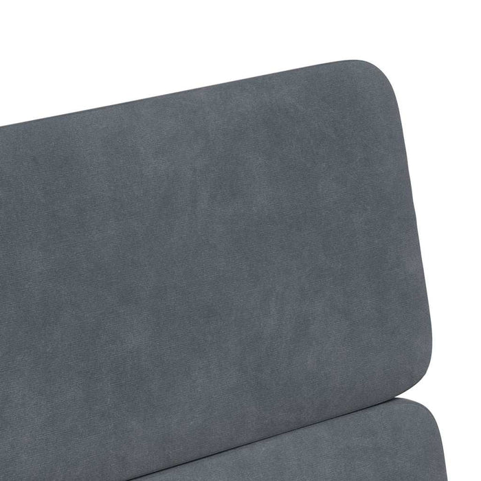 Scaune de dining cu roți 2 pcs Gri închis 58 x 65 x 98 cm - WALTI WALTI