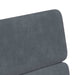 Scaune de dining cu roți 2 pcs Gri închis 58 x 65 x 98 cm - WALTI WALTI