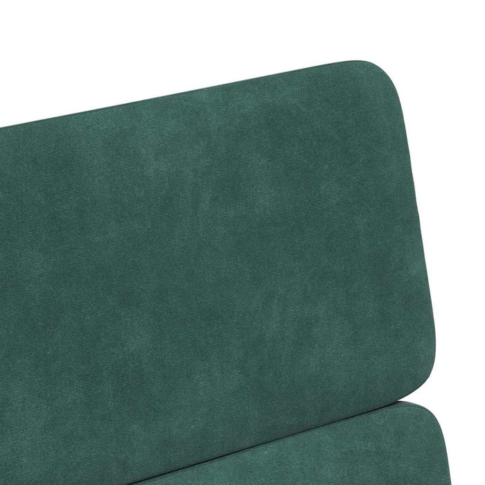 Scaune de dining cu roți 2 pcs Verde închis 58 x 65 x 98 cm - WALTI WALTI