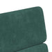 Scaune de dining cu roți 2 pcs Verde închis 58 x 65 x 98 cm - WALTI WALTI
