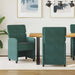 Scaune de dining cu roți 2 pcs Verde închis 58 x 65 x 98 cm - WALTI WALTI