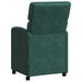 Scaune de dining cu roți 2 pcs Verde închis 58 x 65 x 98 cm - WALTI WALTI