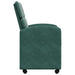 Scaune de dining cu roți 2 pcs Verde închis 58 x 65 x 98 cm - WALTI WALTI