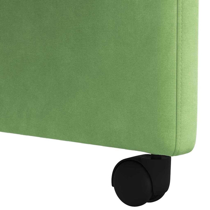 Scaune de dining cu roți 2 pcs Lysegrønn 58 x 65 x 98 cm - WALTI WALTI